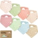 thumbnail image 1 of Paquete de 8 Baberos Bandana para Bebés KeaBabies en Muselina 100% Algodón Suave, 1 of 9