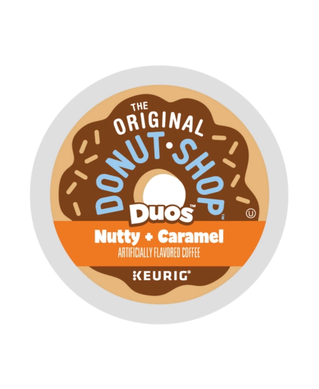 The Original Donut Shop Duos Nutty + Caramel and White Chocolate + Vanilla K Cups, 24 K Cups Each, Medium Roast