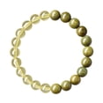 thumbnail image 1 of Pulsera de madera de Santos verde natural con cristal transparente y ágata, 1 of 1