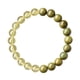 thumbnail image 1 of Pulsera de madera de Santos verde natural con cristal transparente y ágata, 1 of 1