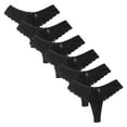 thumbnail image 1 of EQWLJWE sous-Vêtements pour Femmes String pour Femmes String Aguichant pour Femmes Pantalon String Lot Dentelle Douce Lingerie sous-Vêtements Lot de 6, 1 of 4