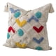 thumbnail image 1 of Fundas de almohada bohemias de 18 x 18, funda de almohada tejida con borlas, funda de almohada bohemia para sofá, dormitorio, sala de estar (sin relleno de almohada, 1 unidad), 1 of 8