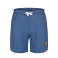 thumbnail image 3 of Enridrech S-3XL Casual Stylish Shorts Comfortable Losse Textured Solid Color Trunks with Drawstring Elastic Waist, 3 of 6