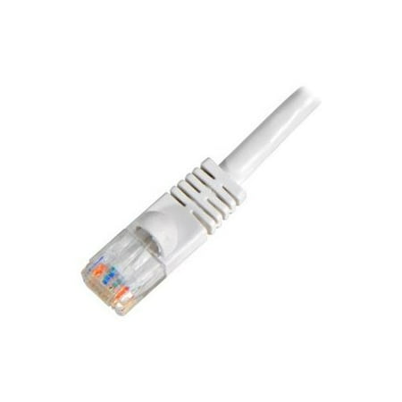 Steren Flush Mold Cat5E UTP Patch Cord - 14ft, RJ45, Snagless, Copper, White - 308-614WH