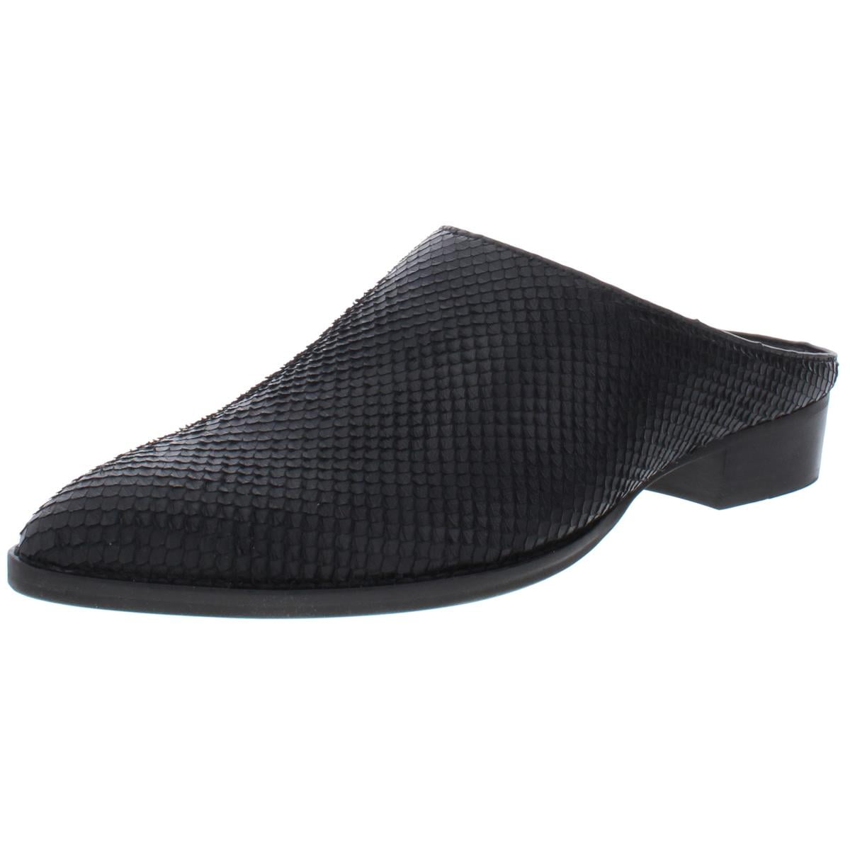 DOLCE VITA Womens Brown Snake Embossed Padded Aven Pointed Toe