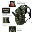 thumbnail image 5 of FORMRS Kids School Backpack Elementary Student Unisex Travel Bookbag with Reflective Stripes, Orange Flowers, 5 of 7