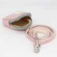 thumbnail image 4 of Lindo juego de arnés y correa para perros pequeños con bolsas, sin tirones, chaleco para perros Daisy, arnés de malla suave y transpirable para cachorros (rosa, pequeño), 4 of 5