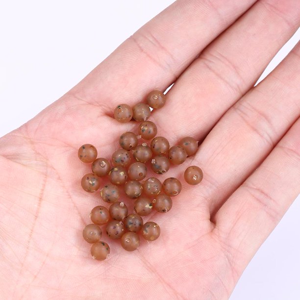 50 UdsDe cuentas redondas de 5mmaccesorios para aparejos de pesca de carpa Ndcxsfigh Nuevos Originales
