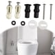 thumbnail image 4 of Toilet Seat Cover Close Top Fix Screws Nut Lid Pan Fixing HINGES Hole Fitting, 4 of 11