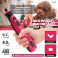thumbnail image 4 of Lima de uñas para perros Diamondg inalámbrica 8V con LED y silenciosa, 4 of 9