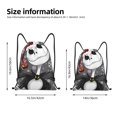 thumbnail image 2 of Goofa The Nightmare Before Christmas Print Drawstring Backpack Bag Sport Gym Sackpack Cinch Bags Drawstring Bags Draw String Sport Bag-Small, 2 of 6