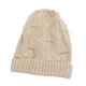thumbnail image 5 of Gorro De Invierno Cálido Gorro De Punto Gorro Holgado Holgazán Cráneo Gorra De Esquí Beige, 5 of 5
