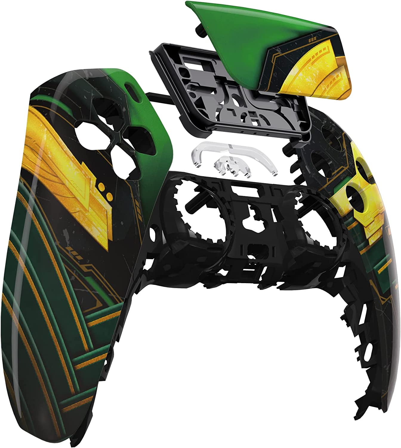 eXtremeRate Armor of Ragnarok Replacement Touchpad Front Housing Shell for ps5 Controller BDM-010/020/030/040