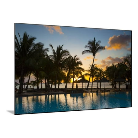 - Beachcomber Dinarobin Hotel, Le Morne Brabant Peninsula, Black River, West Coast, Mauritius Wood Mounted Print Wall Art By Jon Arnold