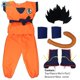 thumbnail image 2 of Trajes navideños para niños y adultos, disfraz de Son Goku, disfraz de superhéroe de Anime, mono, disfraz de pelo negro, 2 of 4