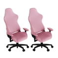 thumbnail image 1 of Funda para silla de juego SARAFLORA, paquete de 2, rosa, elástica, 1 of 9