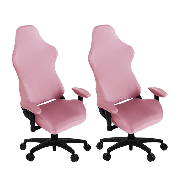 Funda para silla de juego SARAFLORA, paquete de 2, rosa, elástica