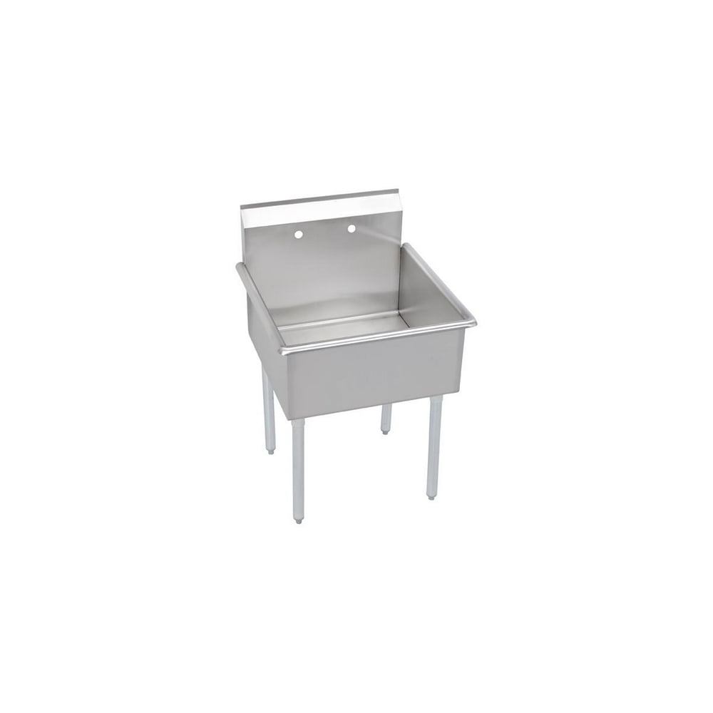 Elkay B1C18X18X Utility Utility Sink, 12" Deep Bowl, No