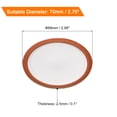 thumbnail image 2 of Uxcell Couvercles de Mise en Conserve, Couvercle de Pot Mason en Fer-Blanc, 50 Unités, Ouverture Régulière, Étanche, Convient au Rangement (Or), 2 of 6