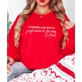thumbnail image 4 of Jingle Some of The Way I'm Tired Christmas Sweatshirt Funny Holiday Sweater for Women Red Sweatshirt Adult Large, 4 of 4