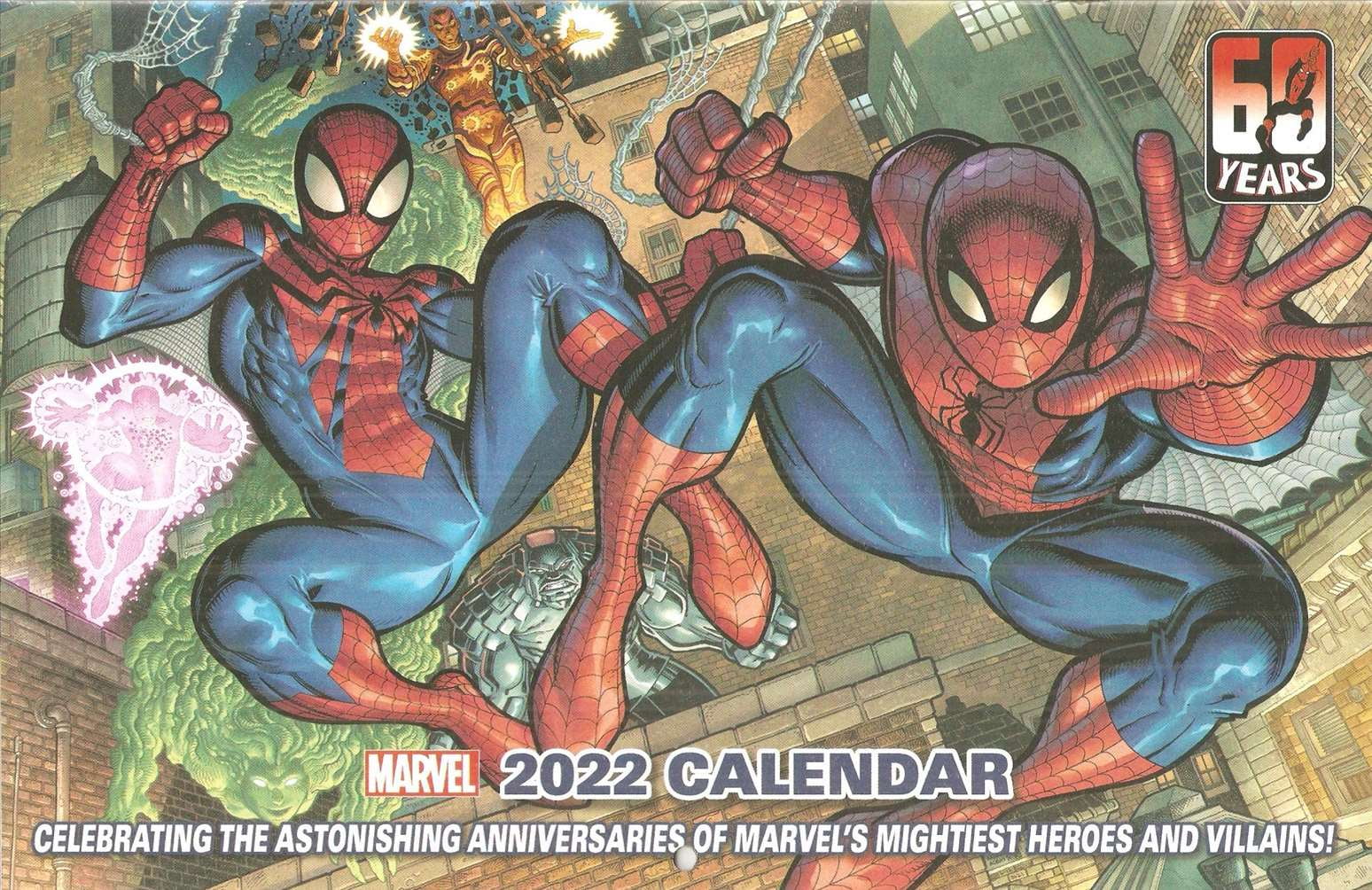 Marvel Calendar 2022 VF ; Marvel Comic Book