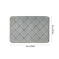 thumbnail image 3 of Oggfader Bath Mats for Bathroom Rugs Absorbent Non-Slip Foam Machine Washable Soft Velvet Bath Mats Floor Mat Easier To Dry For Bathroom Floor, 3 of 9