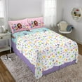 thumbnail image 2 of Gabby's Dollhouse Kids 4 Piece Teal Blue White Sheet Set, Full, 2 of 7