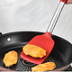 thumbnail image 4 of Juego de utensilios de cocina de silicona de 2 piezas con mango de acero inoxidable, resistente al calor y apto para lavavajillas, multicolor, 4 of 5