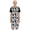 Black Cow Spot, variant on Special Needs Bodysuit for Elderly Button Crotch Adaptive Clothing for Elderly Dementia Care Blue Cow Spot S