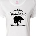 thumbnail image 4 of Inktastic Mawmaw Bear Grandma Women's T-Shirt, 4 of 5