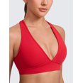 thumbnail image 4 of CRZ YOGA Butterlift Deep V Neck Sports Bras For Women, 4 of 6