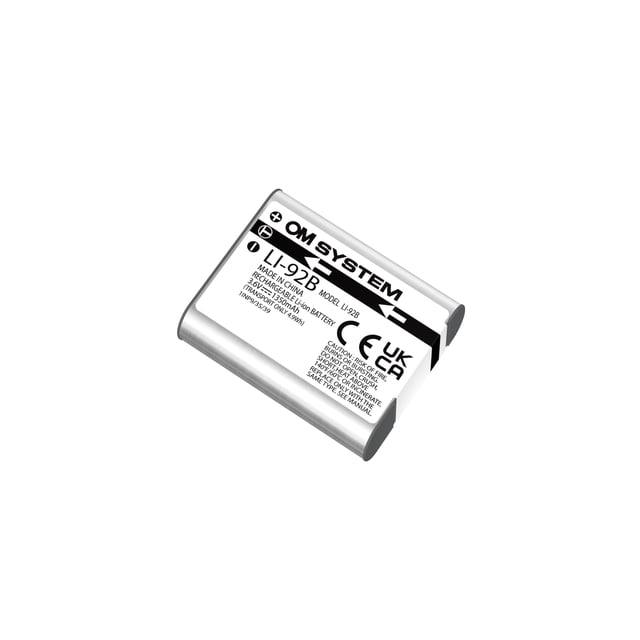 OM SYSTEM Olympus LI-92B Rechargeable Lithium-Ion Battery