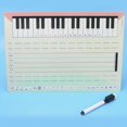 thumbnail image 4 of Reusable Music Staff Whiteboard Double Sided Classroom Teaching Aid Erasable Surfaces Ideal For Piano Guitar Lessons, 4 of 4