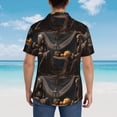 thumbnail image 4 of Pofeuu Modern Skull Sisters Print Hawaiian Shirt for Men Sleeves Casual Button Down Summer Beach Dress Shirts T-Shirts,X-Large, 4 of 7