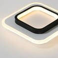 thumbnail image 3 of LED Ceiling Lights Modern Ceiling Lamp,20W 9.5-Inch Flush Mount Lighting Fixture,Kitchen Light Fixture for Hallway Living Room Bedroom Office - Square Warm white Square, 3 of 8