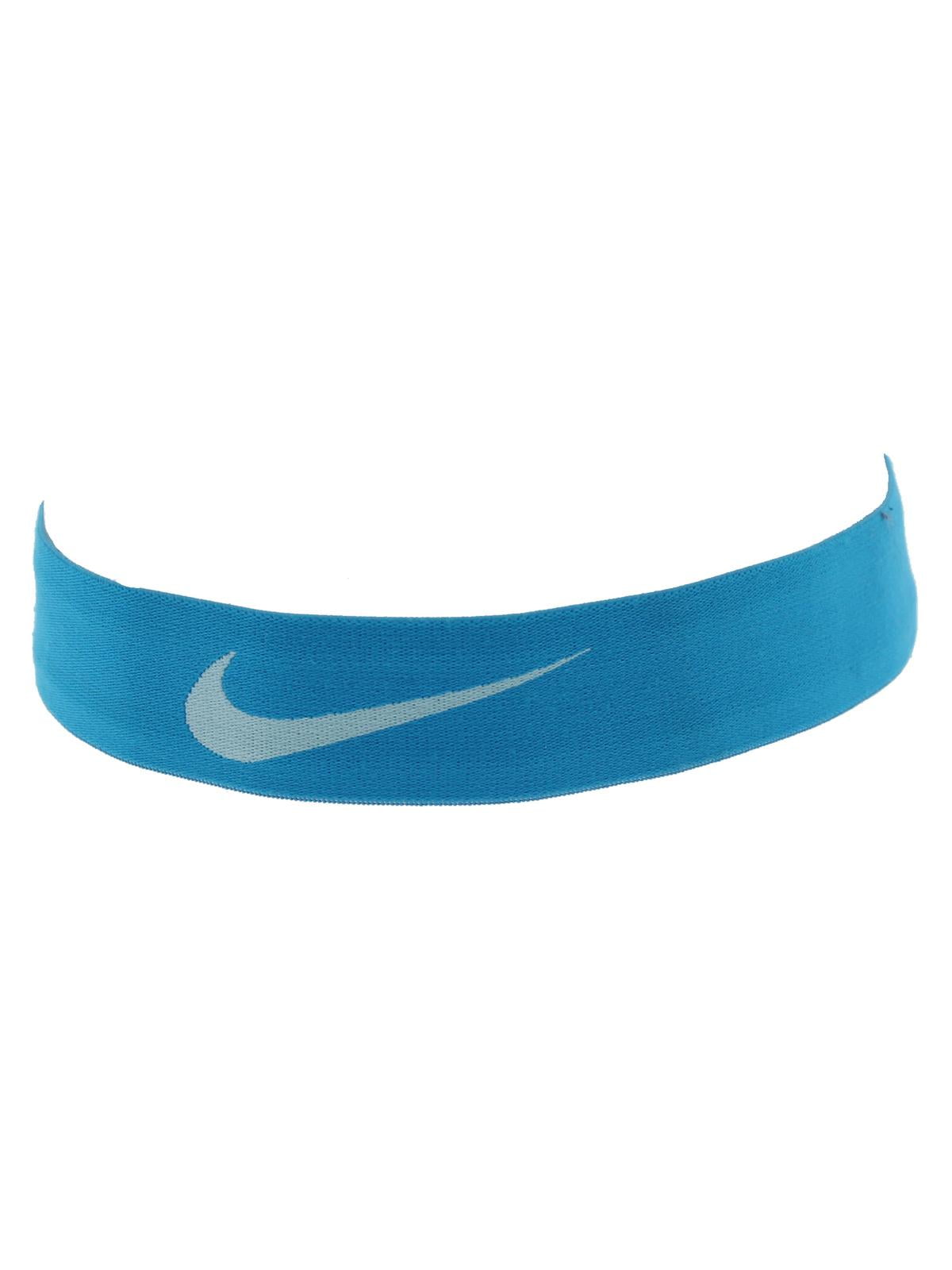 Nike Pro Womens Swoosh No-Slip Headband Blue O/S Walmart.com