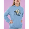 thumbnail image 2 of Stay Wild Daisies Positive Quote Hoodie Women -Image by Shutterstock, Female 4X-Large, 2 of 4