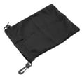 thumbnail image 6 of Drawstring Storage Bag Double Drawstring Closure Dustproof Portable Bag for Outdoor Camping Mountaineering Travel Black, 6 of 8
