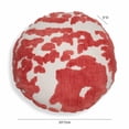 thumbnail image 2 of TOV Furniture Coast Coral Pink Tufted 20" Round Pillow, 2 of 4