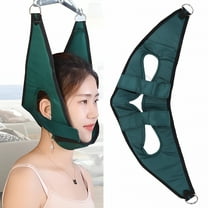 XIRQI Neck Traction Belt,Neck Traction Stretcher,Adult Home Cervical Vertebra Traction Belt Canvas Breathable Neck Traction Device Stretcher