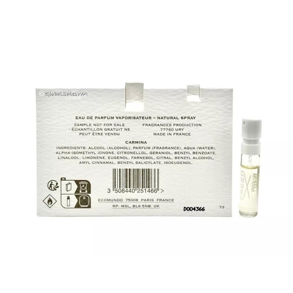 Perfume Creed Carmina Eau de Parfum en vial con atomizador