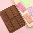 thumbnail image 3 of Molde de silicona para chocolate de Dubái, 6 cavidades, para chocolate profundo, para barra de caramelo gruesa, para rellenar nueces Knafeh, 3 of 8