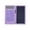 Purple, variant on Multifunctional Handwriting Tablet with 12-Digit Display, Built-In Battery, and Stylus - Ideal for Students and Professionals