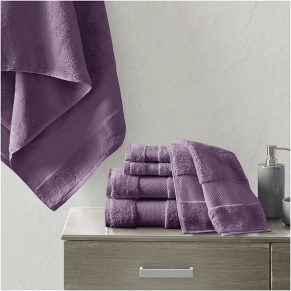 JERFIT Premium 6-Piece Bath Towel Set, Ultra Soft & Absorbent Turkish Cotton, Spa Quality for Luxury Bathroom