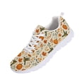 thumbnail image 5 of Chririnla Mesh Running Sneakers with Breathable, Lightweight Casual Training Shoes for Travel, Pumpkin Hummingbird Autumn, 5 of 11