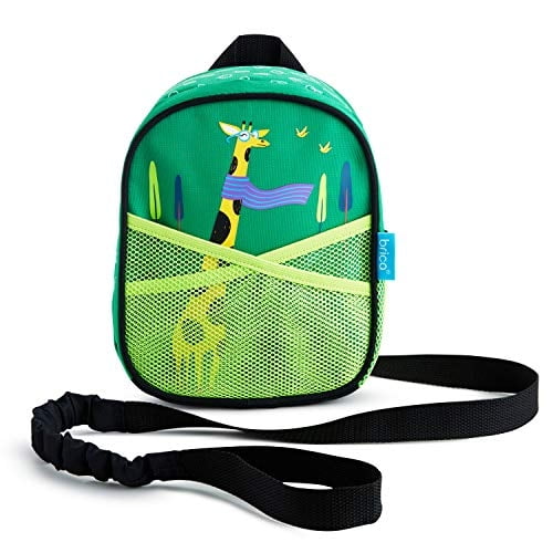 Arnés de Seguridad para Niños Pequeños Munchkin Brica By-My-Side Mochila y Correa Jirafa Verde