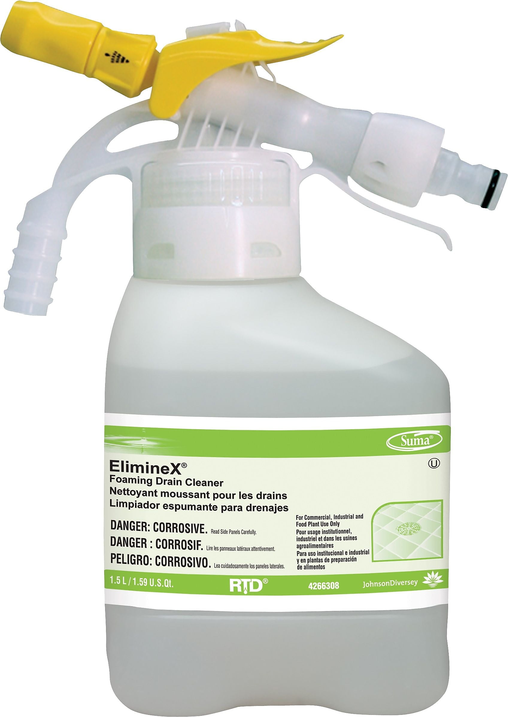 Diversey Eliminex Foam Drain Cleaner, 2/CT 94266308