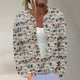thumbnail image 4 of Cárdigan de mujer, cárdigan de manga larga, ahuecado, color sólido, chaqueta informal, parte superior de poliéster para mujer, 4 of 6