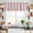 Red, variant on Red Gray Botanical Kitchen Curtain Valances for Windows Farmhouse Short Curtains, Pastoral Spring Summer Leaf Aesthetics Rod Pocket Valance Curtain for Bedroom Cafe Living Room