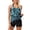 J, variant on Ticikt Women's Plus Size 3 Piece Tankini Set, Floral Camo Print Tank Top with Shorts Sports Swimsuit,E,XL